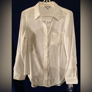 White Button-Up Shirt